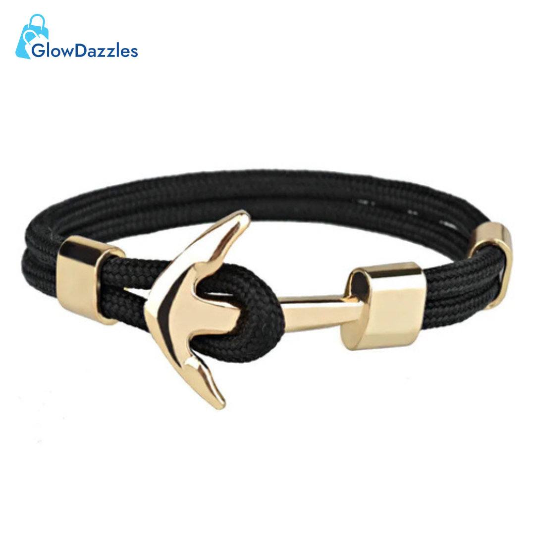 black-gold-matching-bracelets-for-couple