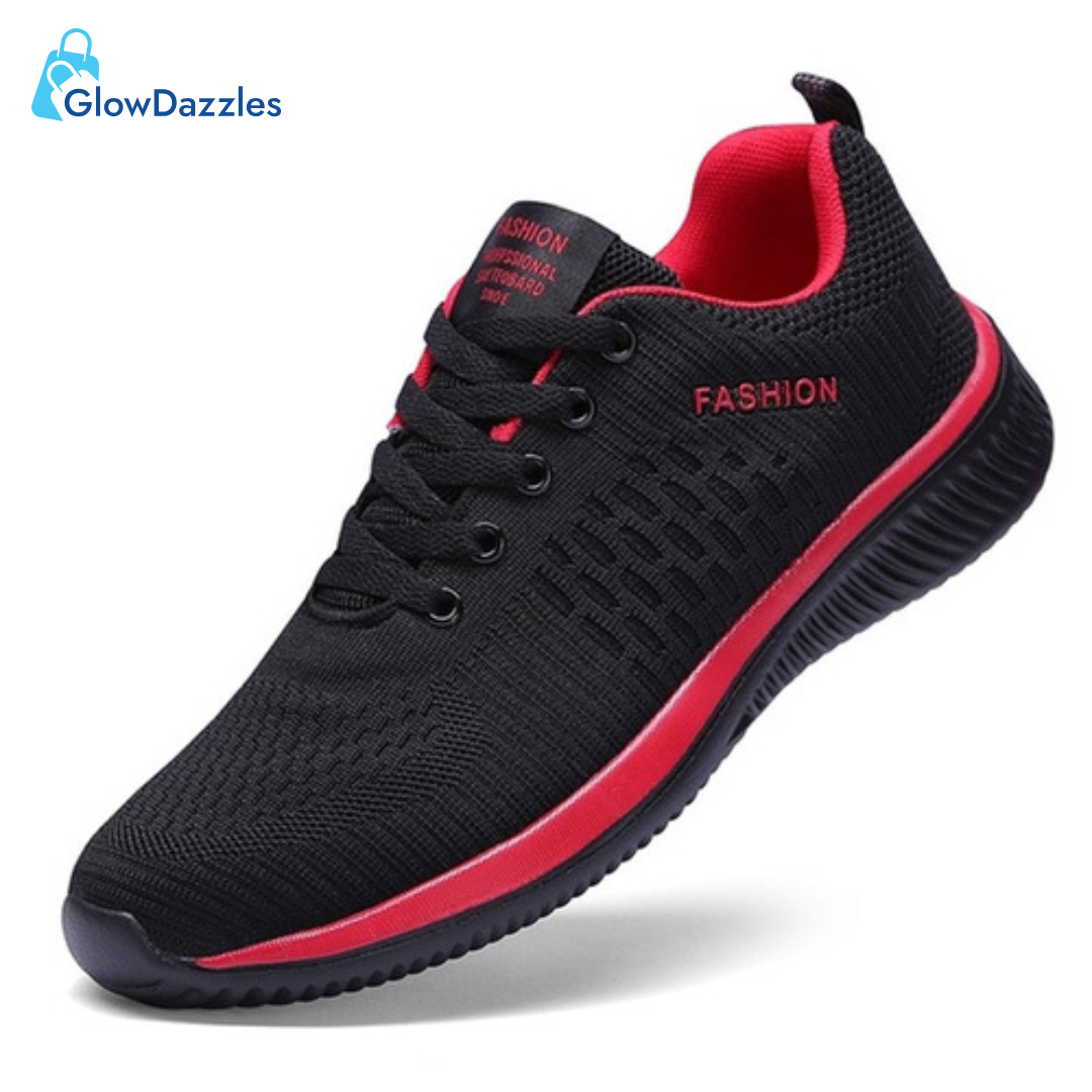 black-red-lightweight-running-sneakers