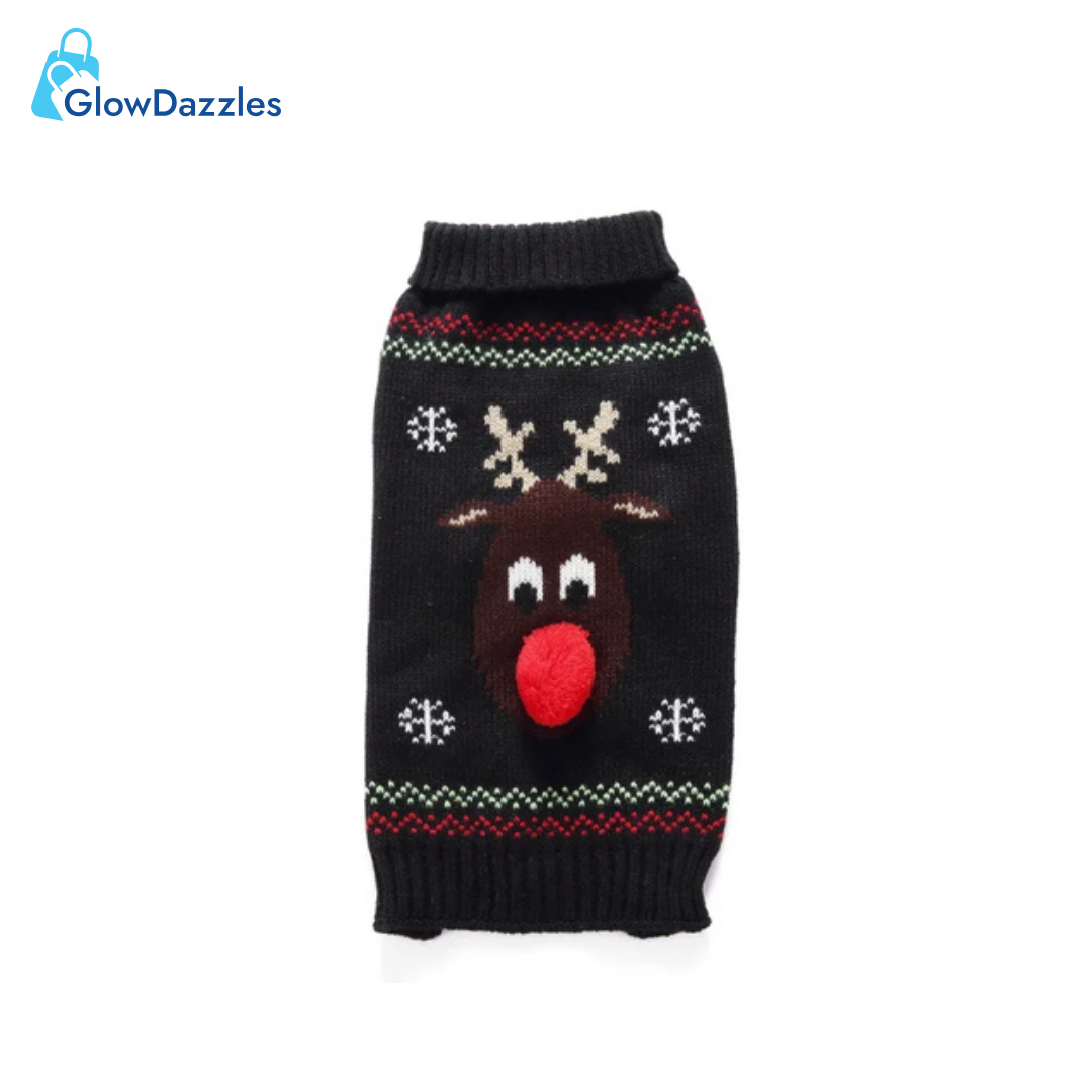 black-reindeer-dog-christmas-sweater