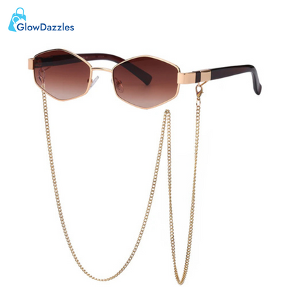 brown-hexagon-shaped-sunglasses