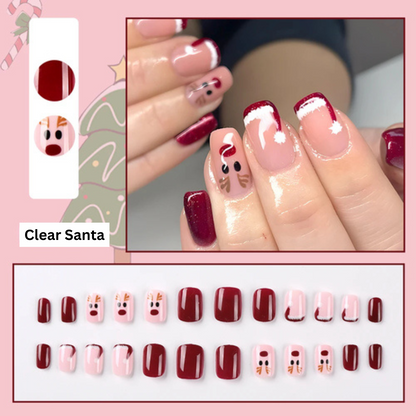 clear-santa-snowflakes-nail-art