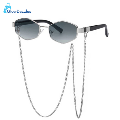 grey-hexagon-shaped-sunglasses