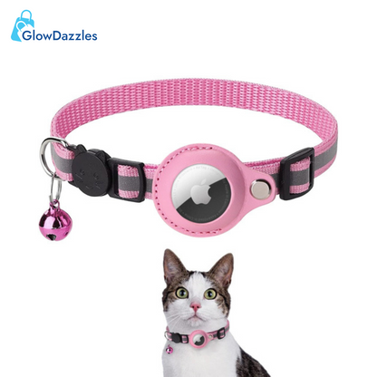 pink-airtag-cat-collar