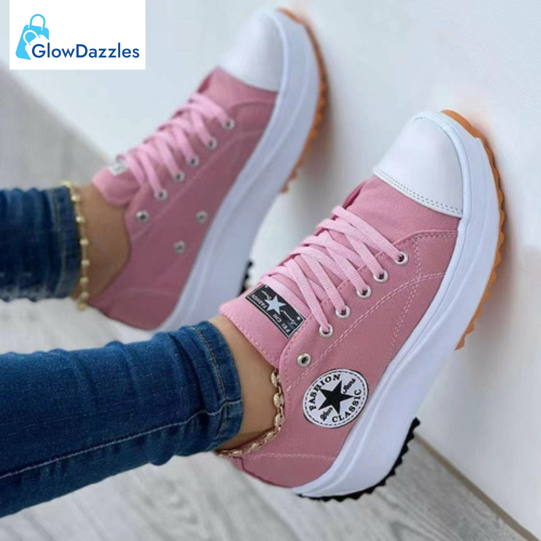 pink-women-laceup-sneakers