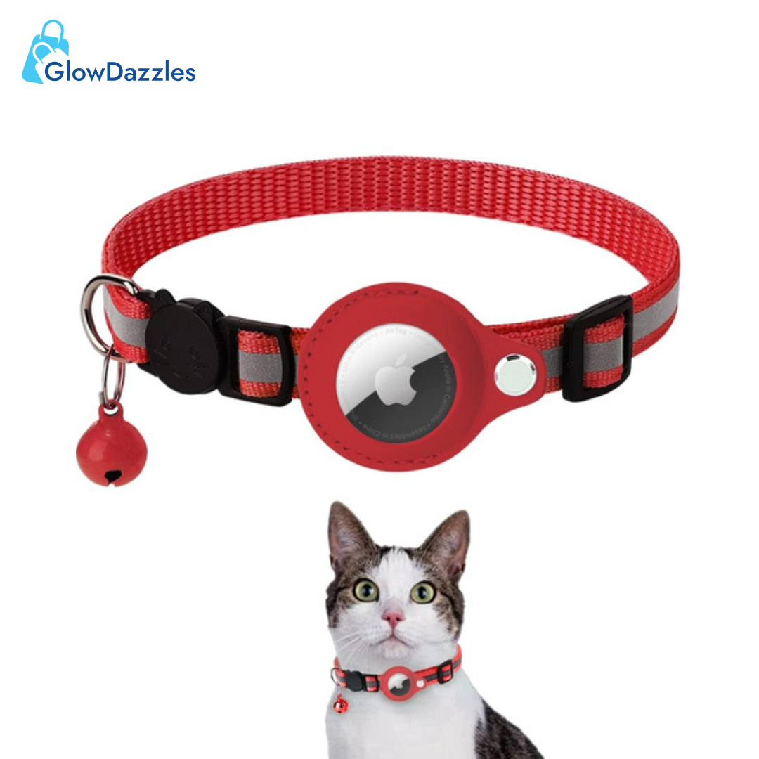 red-airtag-cat-collar