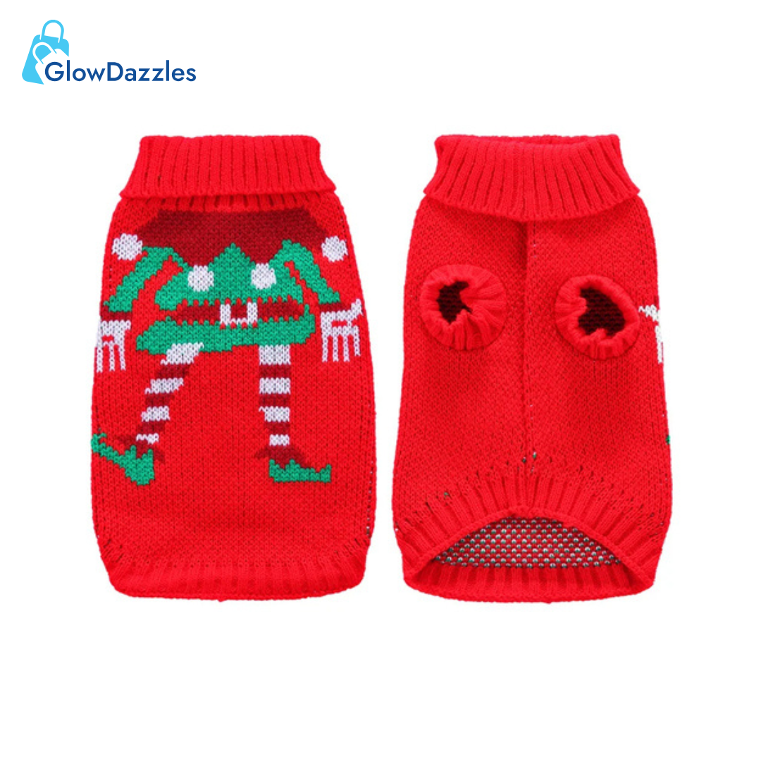 red-elf-dog-christmas-sweater